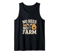 No Bees No Farm Save The Honey Bees Farming Tank Top