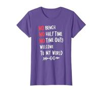 No Bench Half Time Outs Cross Country Runner Gift Tshirt T-Shirt
