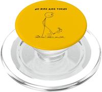 No bike ride today. Sad mad stick man kicking a can. PopSockets PopGrip for MagSafe