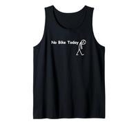 No Bike Today Funny Motorbike Helmet Sad Day Motorcycle Gift Tank Top