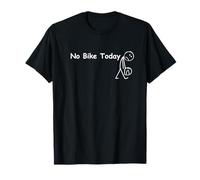 No Bike Today, Sad little Biker Stick Man T-Shirt