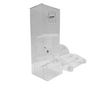 No Bird Feeder | Automatic Bird Feeder- Water Dispenser | Clear Automatic Feeders With 3 Nonslip Standing Sticks,Birds Supplies Birds Food Dispenser For Parrots Parakeets