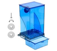 No , Bird Feeder for Cage, Leak-Proof, Transparent Parakeet Feeder, Cage Mounted Feeder for Clean Feeding Cup System, Bird Feeder