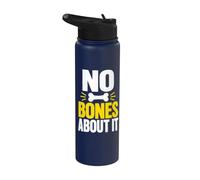 No Bones About It Dog Stainless Steel Insulated Water Bottle