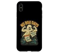 No Boo Days Ghost Lifting Vintage Halloween 90's Retro Gym Case for iPhone XS Max