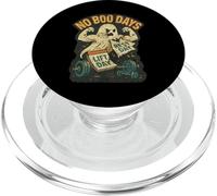 No Boo Days Ghost Lifting Vintage Halloween 90's Retro Gym PopSockets PopGrip for MagSafe