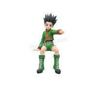 (No Box 13cm) HunterHunter Gon Killua Action Figure Noodle Stopper Model Toys Decorations GONFREECSS Killua Zoldyck