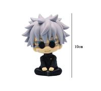 (no box) Anime Cute Fushiguro Toji Jujutsu Kaisen Figure Gojo Satoru Action Figure Q Version Doll Geto Suguru