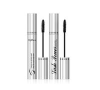 (No box, China Mainland) 2pcs/set 4D Mascara Beauty Makeup Curling Black Lash Eyelash Extension Waterproof Liquid Volume Mascara Long-wearing Cosmetic