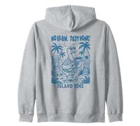 No Brain Just Honk Funny Goose Meme Joke Hawaii Lover Zip Hoodie