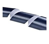 No-brand Peel & Stick PVC Self Adhesive Metallic Color Waterproof Wall Border Decor Sticker Removable Kitchen Bathroom Tiles and Door Reform 4 x196.8 inch (Dark Blue)