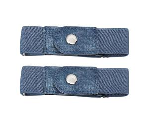 No Buckle Belt - Pro | 1 Pair - Ceinture Sans Boucle Pour Femmes Et Hommes Sangle Élastique Réglable Pour Jeans Pantalons Robes | Cinturón Sin Hebilla | Cintura Senza Fibbia | 2026 Pro | Black