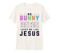 No Bunny Loves me Like Jesus Christian Easter Rabbit Kids Premium T-Shirt