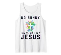 No Bunny Loves me Like Jesus Christian Easter Rabbit Kids Tank Top