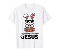 No Bunny Loves Me Like Jesus Easter 2026 Christian T-Shirt