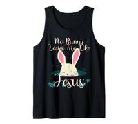 No Bunny Loves Me Like Jesus Easter Bunny Costume Kids Tank Top