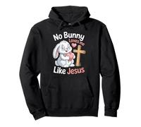 No Bunny Loves Me Like Jesus Easter Pullover Hoodie
