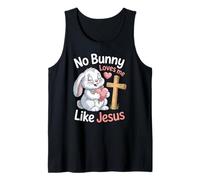 No Bunny Loves Me Like Jesus Easter Tank Top