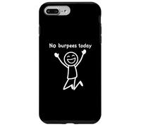 No Burpees Today, Funny Workout Stickman Gym Rest Day Case for iPhone 7 Plus/8 Plus