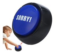 No Button with Sound, 4-Piece Answer Set "Yes, No Buttons", Fun, Unfortunately, Maybe, Buzzer Buttons, Sound Buttons, Interactive Sound, Prop Game for Talking Dogs in the Classroom