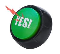 No Button With Sound - 9cm ABS, Talking Buzzers For Game Show, Funny Answer | Perfect Office Pranks, College Dorm Games, Classroom Activities, Party Entertainment, Quiz Competitions, Thanksgiving
