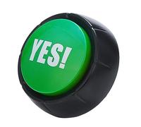 No Button with Sound - Funny Buttons for Game Shows and Desk Parties | Joy Buzzer, Loud and Clear Sound, Perfect for College Dorm, Quiz Games and Fun Family Moments