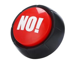 No Button With Sound - Record Sound Box Answer | Time Sound Button Recording | Buzzers For Game Show,Funny Buttons, Talking Buttons For Communication, Louder And Clearer Joy Buzzer For College Dorms