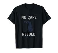 No Cape Needed Girl Power Navy & Silver Graphic T-Shirt