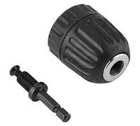 No CEY to Save High Precision Impact Perforation for Electric Hammer or Drilling Tools, Steel Material, 0.8-10 Mm Areas (1.5-10MM Drill Chuck + Key + Electric Hammer)
