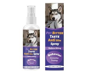 No Chew Spray - 100ml Pet Training Spray, Safe Behavior Trainer for Dogs and Cats, Ideal for Home, Indoor Routine, Lifestyle Care, Hygiene, Protects Furniture and Belongings from Chewing