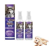 No Chew Spray for Dogs 100ML,Bitter Apples Dog Deterrent Sprays,Stop Chewing Licking of Furniture, Shoes, Bandages, Dog Training & Behavior Aids Spray, Indoor & Outdoor Use, No Alcohol & Trace (2pcs)