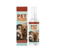 No Chew Spray for Dogs Cats,Bitter Apple Spray for Puppy to Protect Furniture Shoes Belongings, Natural Dog Anti Bite Training Aid Stops Chewing and Licking (2x4.06FL.OZ),Alcohol-Free