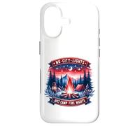 No City Lights Just Camp Fire Nights Hiking Nature Case for iPhone 17