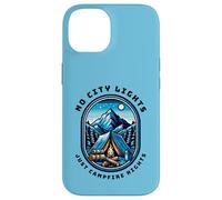 No City Lights Just Campfire Nights Camping Scene Outdoors Case for iPhone 14