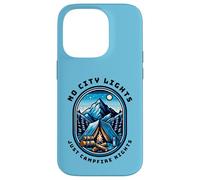 No City Lights Just Campfire Nights Camping Scene Outdoors Case for iPhone 14 Pro