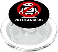 No Clankers Anti-AI No Artificial Intelligence No Automation PopSockets PopGrip for MagSafe