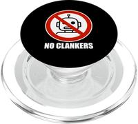 No Clankers Anti AI Slop Robot Stop Artificial Intelligence PopSockets PopGrip for MagSafe