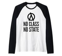 No Class No State Functional Programmer Black Text Design Raglan Baseball Tee