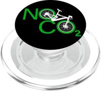 No CO2 Bike Riding Against Climate Change No Emissions MTB PopSockets PopGrip for MagSafe