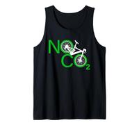 No CO2 Bike Riding Against Climate Change No Emissions MTB Tank Top