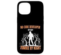 No-Code Developer by Day Zombie by Night Funny Halloween Case for iPhone 15