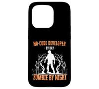 No-Code Developer by Day Zombie by Night Funny Halloween Case for iPhone 15 Pro