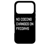 No Coding Changes on Fridays - Funny Developer Rule Case for iPhone 17 Pro