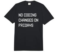 No Coding Changes on Fridays - Funny Developer Rule Comfort Colors Adult Heavyweight T-Shirt