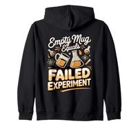 No Coffee Equals Failed Experiment Science Teacher Zip Hoodie