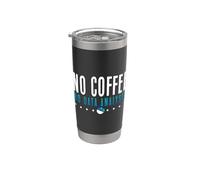 No Coffee No Data Coder Programmer Coffee Lover Data Analyst Stainless Steel Insulated Tumbler