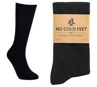 No Cold Feet Solid Black Socks - Comfortable Groomsmen Socks for Wedding Day