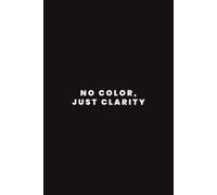 No color, just clarity - Layerless by CMSS: Unlined Journal for Thoughts, doodles and quiet reflection