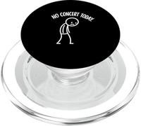 No Concert Today Sad Stick Figure Design for Music Lovers PopSockets PopGrip for MagSafe