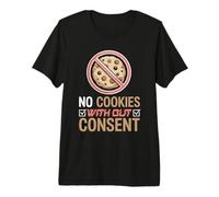 No Cookies Without Consent Internet Privacy Web Browsing Premium T-Shirt